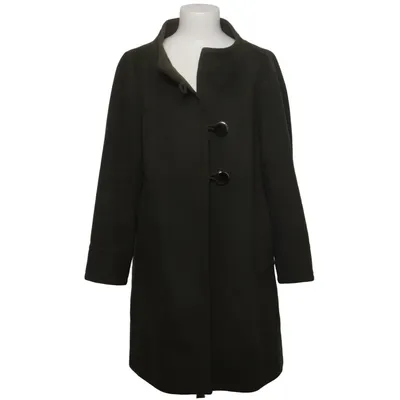 Coat (Green) from Zara Woman Viscose, Wool