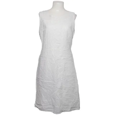Robe (Blanc) de Oodji Coton, Polyester, Viscose