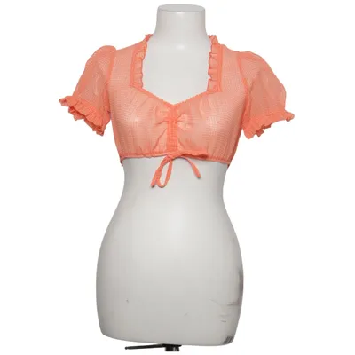 Dirndl blouse (Orange) from Wiesnkönig Polyester