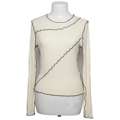Langarmshirt (Beige, Schwarz) von LeGer by Lena Gercke Elasthan, Viskose