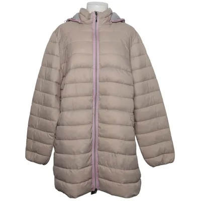 Down jacket (Beige) from Denim & Co Cotton, Polyamide, Polyester