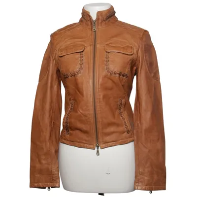 Läderjacka (Brun) från Leather Sound Skinn, Polyester