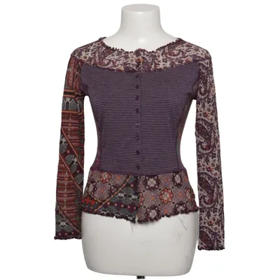 Bluse (Lilla, Flerfarvet) fra Lulu-H Elastan, Polyester