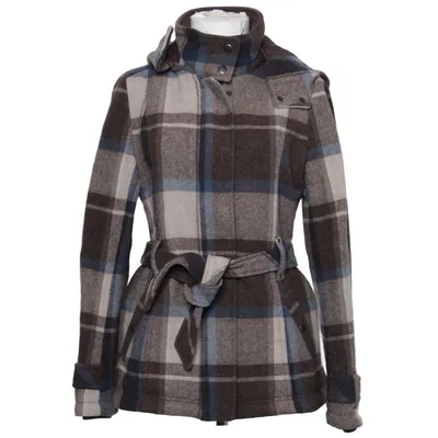 Frakke (Grå, Blå, Brun, Flerfarvet) fra ESPRIT Bomuld, Elastan, Polyamid, Polyester, Uld