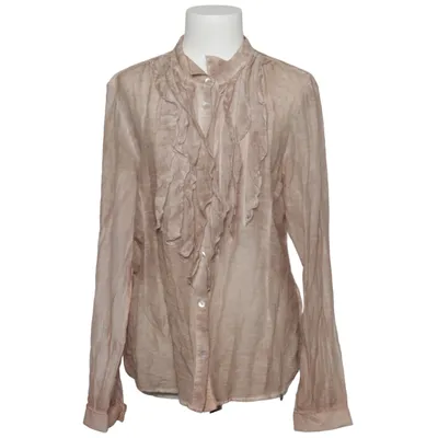Bluse (Beige) fra Rich and Royal Bomuld, Silke