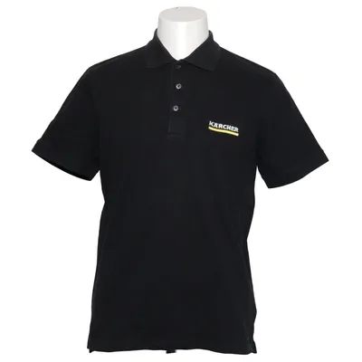Pikétröja (Svart) från Kärcher Bomull, Polyester