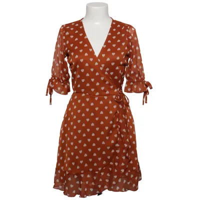 Wikkeljurk (Bruin, Wit) van Wednesday's Girl Polyester