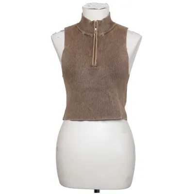 Väst (Brun) från FB Sister Knitwear Bomull, Polyamid, Viskos