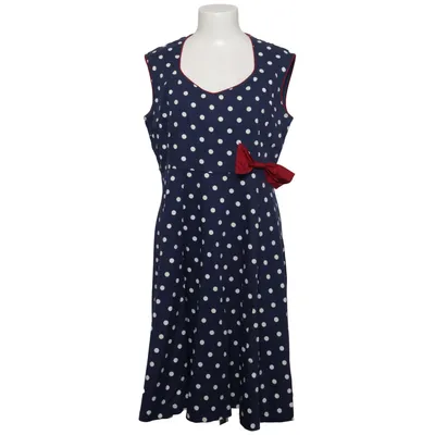 Dress (Blue, White, Red) from Lindy Bop Cotton, Elastane, Polyester