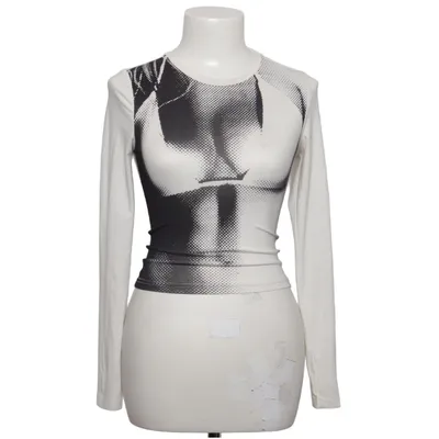 Crop top (White, Black) from Shein