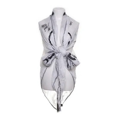Shawl (White, Black) from Plomo o Plata
