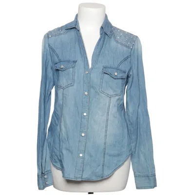 Denim blouse (Blauw) van Hucke Mode Collection