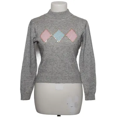 Sweater (Gray, Pink, Blue) from Sure Cashmere, Merino wool, Polyamide, Viscose