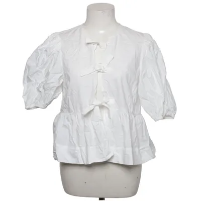 Blouse (White) from Ganni Organic cotton