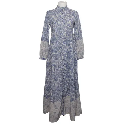 Maxi dress (Blue, White) from Trendyol Cotton, Polyamide, Polyester, Viscose, Wool