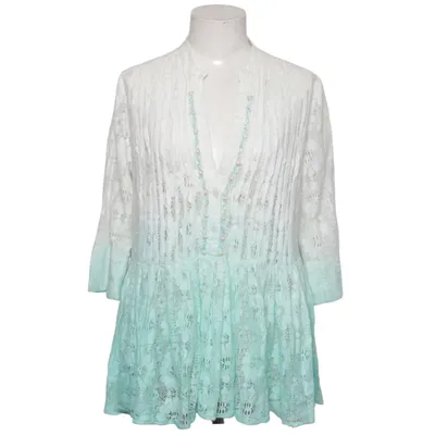 Cardigan (Wit, Groen) van Antica Sartoria