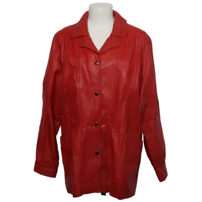 Veste en cuir (Rouge) de Latif Cuir