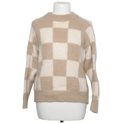 Tröja (Beige, Vit) från Sandro Elastan, Mohair, Polyamid