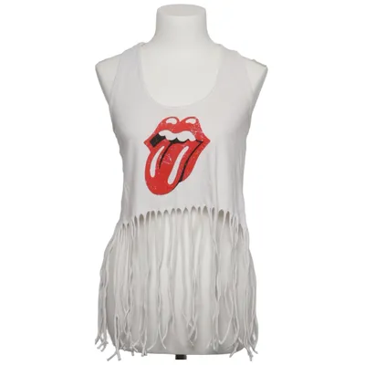 Crop top (Blanc, Rouge) de Native Coton