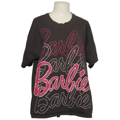 T-shirt (Grå, Pink) fra Barbie Bomuld