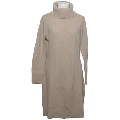 Turtleneck kjole (Beige) fra Marie Lund Merinould