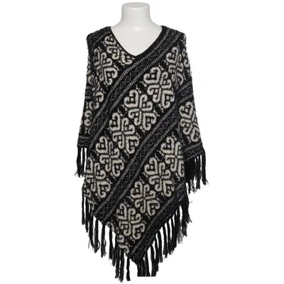 Poncho (Svart, Vit) från Karstadt Akryl, Polyamid