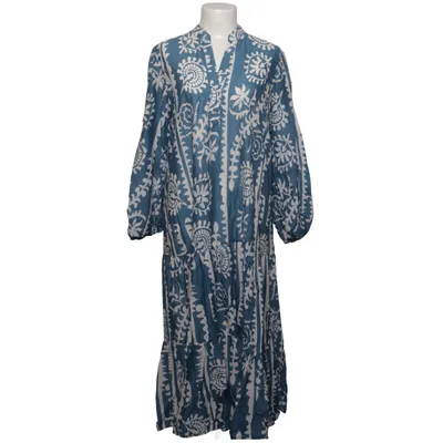 Jurk (Blauw, Wit) van Zara Katoen