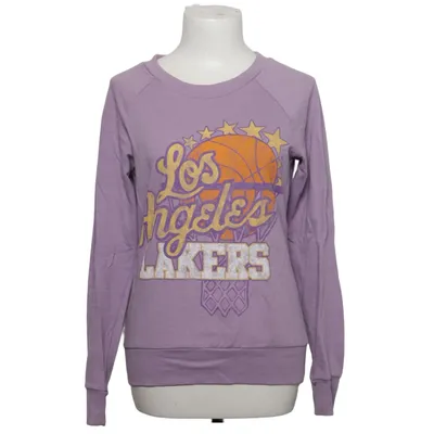 Collegetröja (Lila, Gul) från Los Angeles Lakers Bomull, Polyester