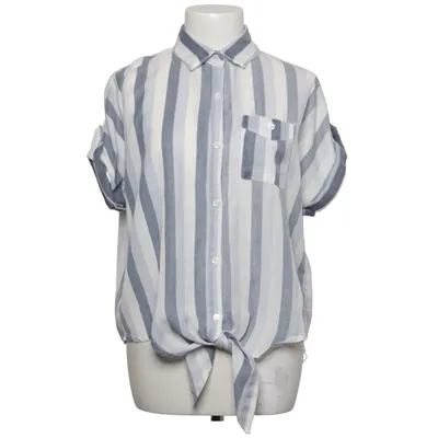 Kortärmad skjorta (Blå, Vit) från Passport Polyester, Viskos