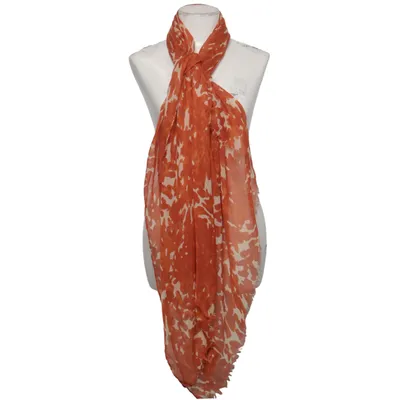 Sjal (Orange, Beige) fra Mango Touch