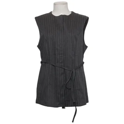Vest (Gray) from H&M Cotton, Elastane, Polyester