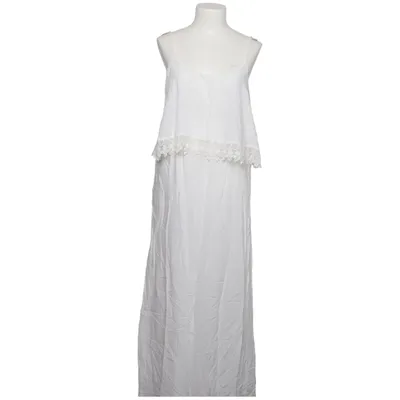 Långklänning (Vit) från Jennifer Taylor Bomull, Silke, Viskos, Ull