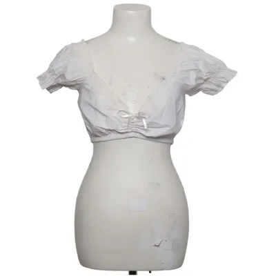 Dirndlblus (Vit) från Lifos Bomull, Polyester