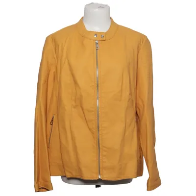 Jacket (Yellow) from ONLY Carmakoma Cotton, Polyester, Polyurethane, Viscose