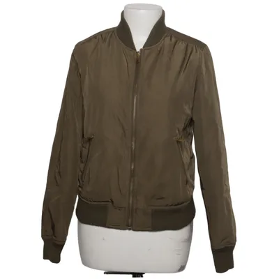 Bomberjakke (Grøn, Orange) fra Bershka Premium Outerwear Polyester