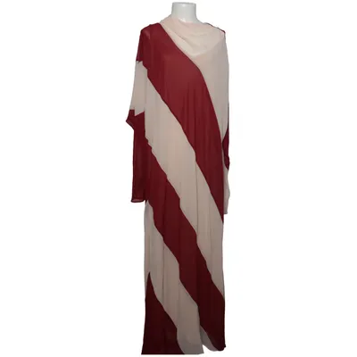 Långklänning (Röd, Beige) från ASOS Design Polyester