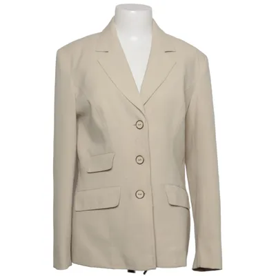Blazer (Beige) from Fashion and Style Polyester
