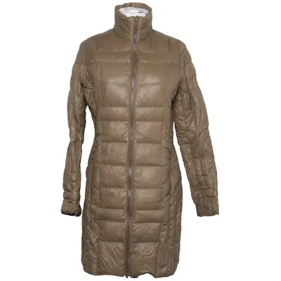 Down coat (Beige) from Etage Down, Feather, Polyamide