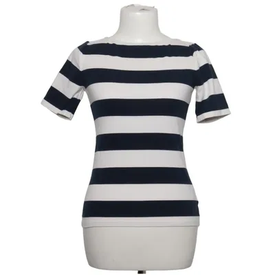 T-shirt (Blå, Vit) från Lauren Ralph Lauren Bomull, Elastan