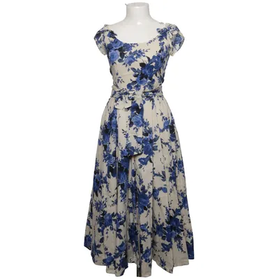 Dress (White, Blue, Multicolored) from Eucalyptus Cotton
