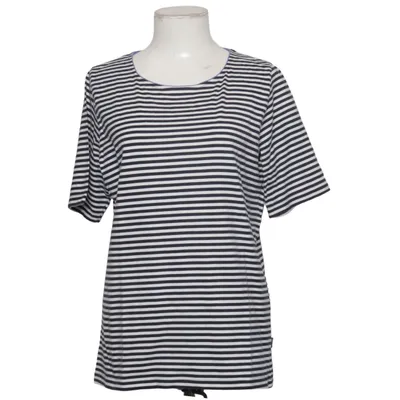 T-shirt (White, Blue) from Trigema Cotton