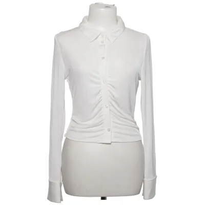 Shirt (White) from Divided by H&M Elastane, Polyester