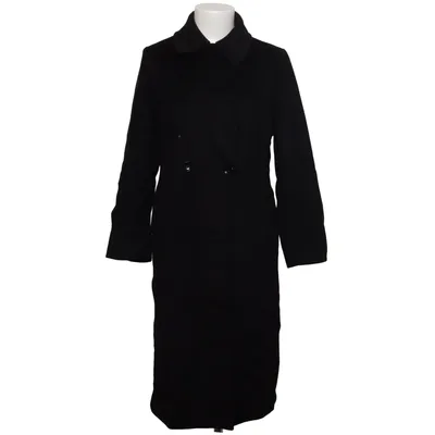 Coat (Black) from MaxMara Studio Viscose, Wool