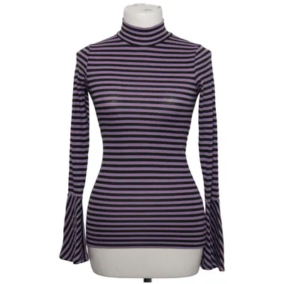 Turtleneck (Purple, Black) from Hallhuber Cotton, Elastane, Metallic fiber, Modal, Viscose