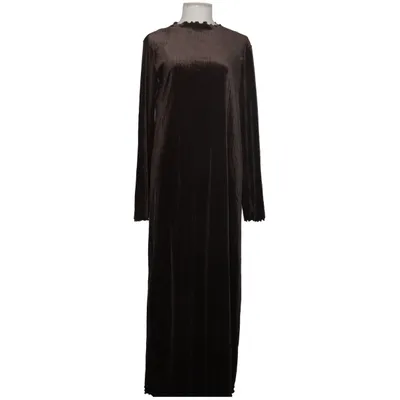 Umstandskleid (Braun) von H&M Mama Elasthan, Metallfaser, Polyamid, Polyester