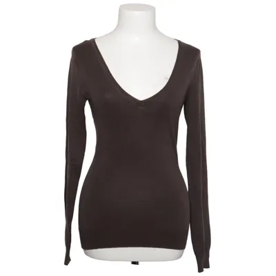 Pullover (Brun) från Talking French Bomull, Elastan, Silke