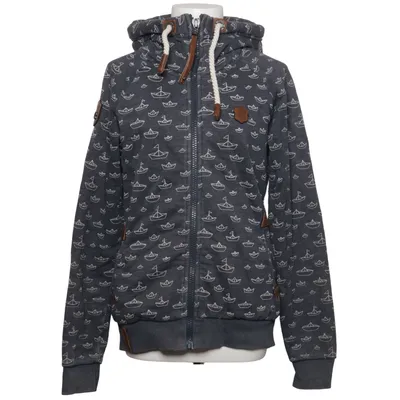 Capuchon sweater (Blauw) van Naketano Katoen, Polyester