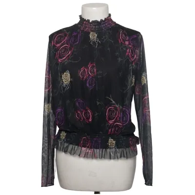 Bluse (Sort, Lilla, Flerfarvet) fra Alchemy Elastan, Polyester, Viscose