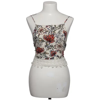 Crop top (Hvid, Flerfarvet) fra Abercrombie & Fitch