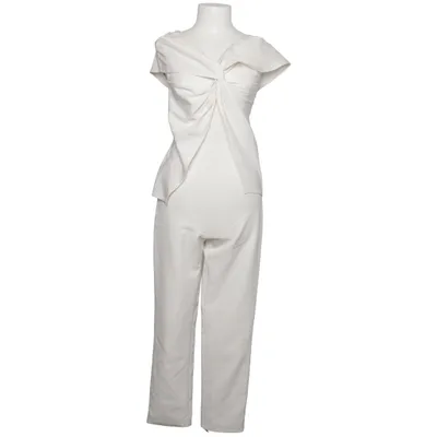 Jumpsuit (White) from Lavish Alice Elastane, Polyester